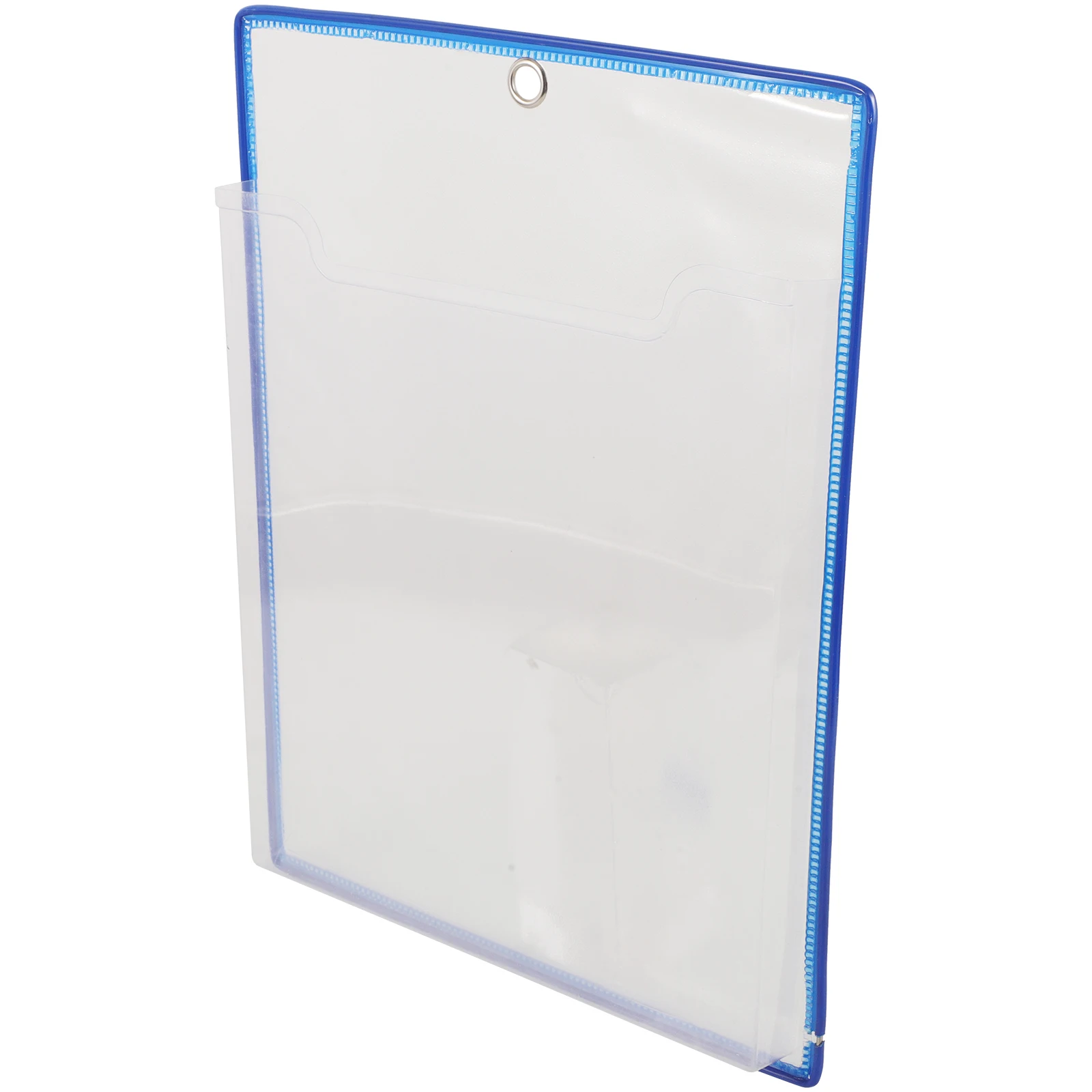 

A4 Transparent Bags Wall Mounted Hanging Folder For Documents Storage Pocket for Documents Office Home Use Sturdy Lightweight