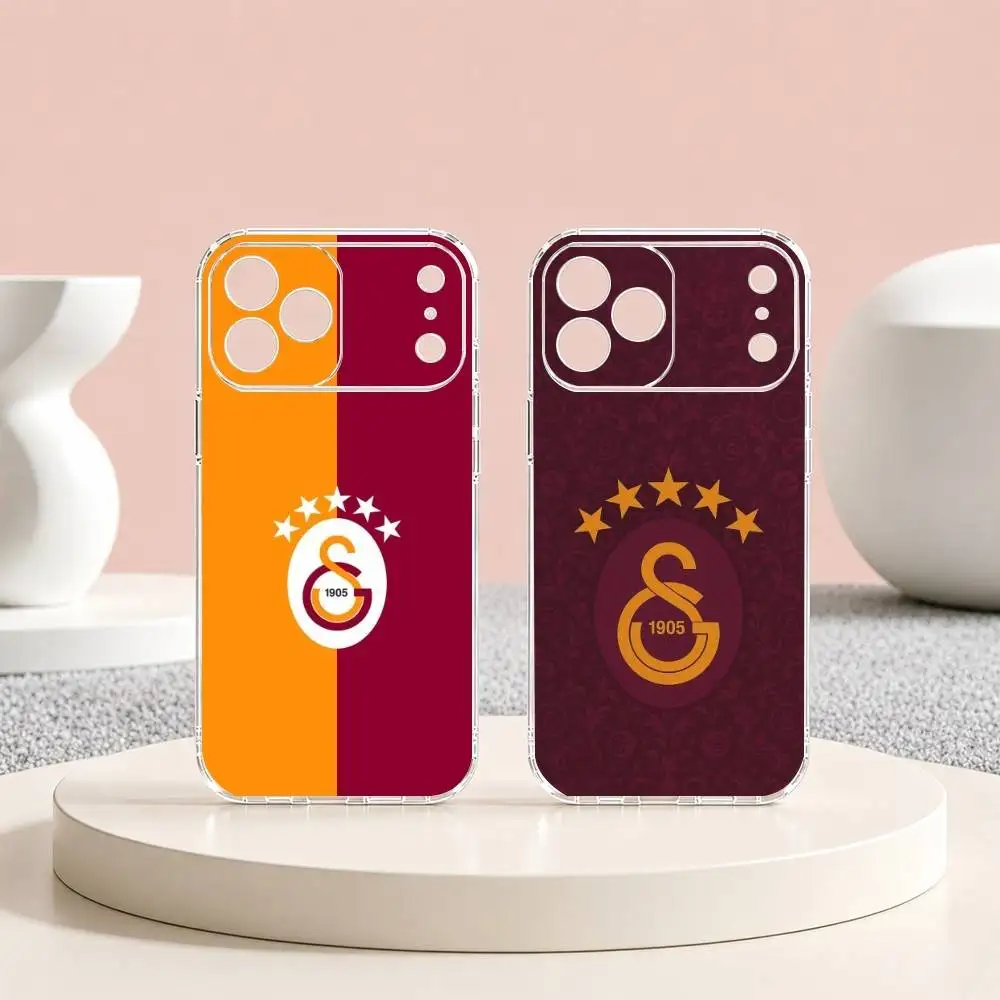 Turkey Galatasaray S.K gift  Phone Case For iPhone 17 16 15 14 13 12 11 Mini Pro Max Plus Transparent Cover
