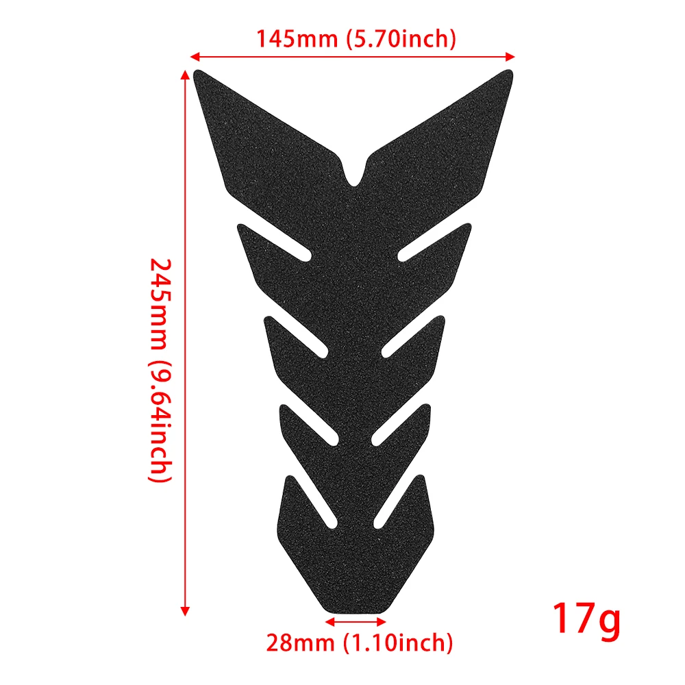 Universal Motorcycle Frosted Black Fuel Tank Pad Protector Sticker Decal Fit for Kawasaki Ninja 250R 300 400 500 500R 600R 650