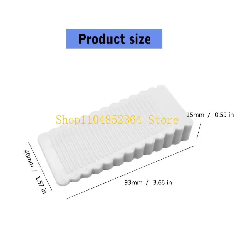 652F سدادات باب مضادة للتصادمات مانعة للانزلاق توقف الباب إسفين امتصاص الصدمات باب المنزل الخلفي الخدم لإبقاء الباب مفتوحًا #6
