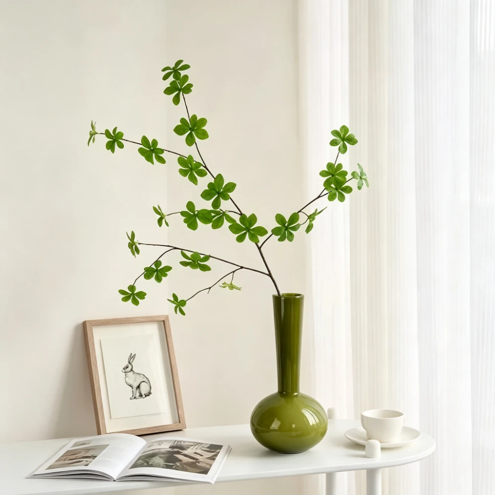 แจกันแก้วสีเขียวสไตล์นอร์ดิก แ - Glass Vase Nordic บทวิจารณ์และราคา