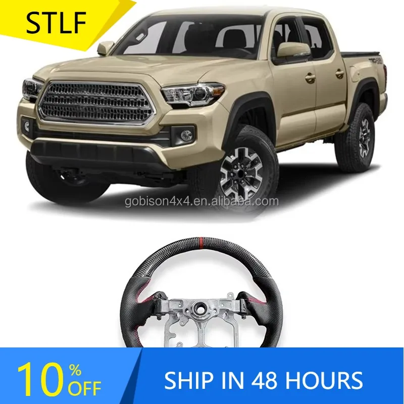 

Zuimi High-end Gobison High Quality Carbon Fiber Steering Wheel For Tacoma 2016-2023 Carbon Fiber Steering Wheel