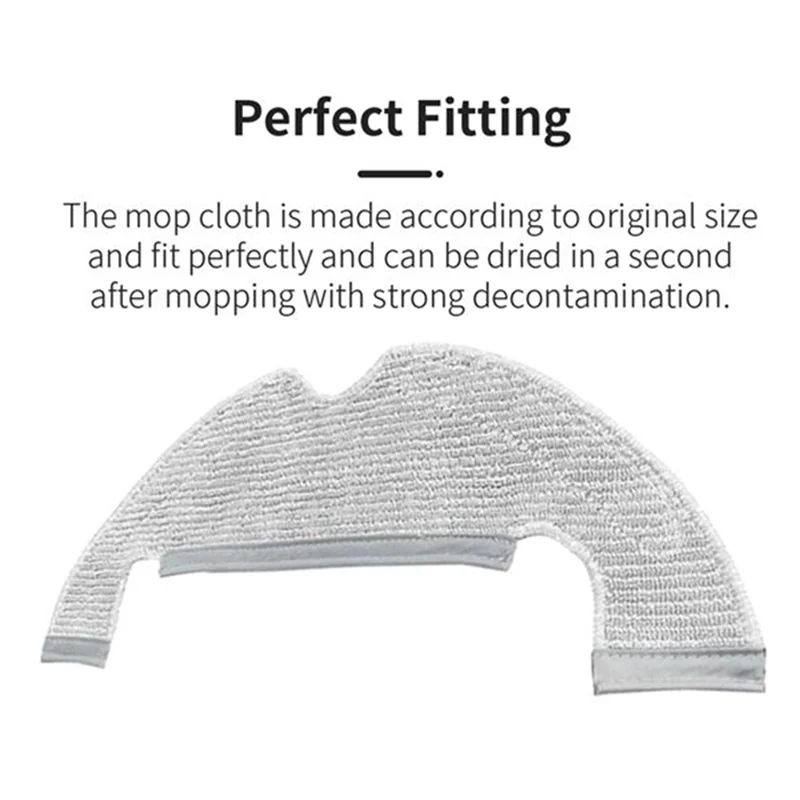 11ชิ้นสำหรับ Bot D10 PLUS RLS3D/Z10 pro/ L10 PLUS หุ่นยนต์ดูดฝุ่นอะไหล่แปรงกรองด้านหลักถุงหูรูดม็อบ