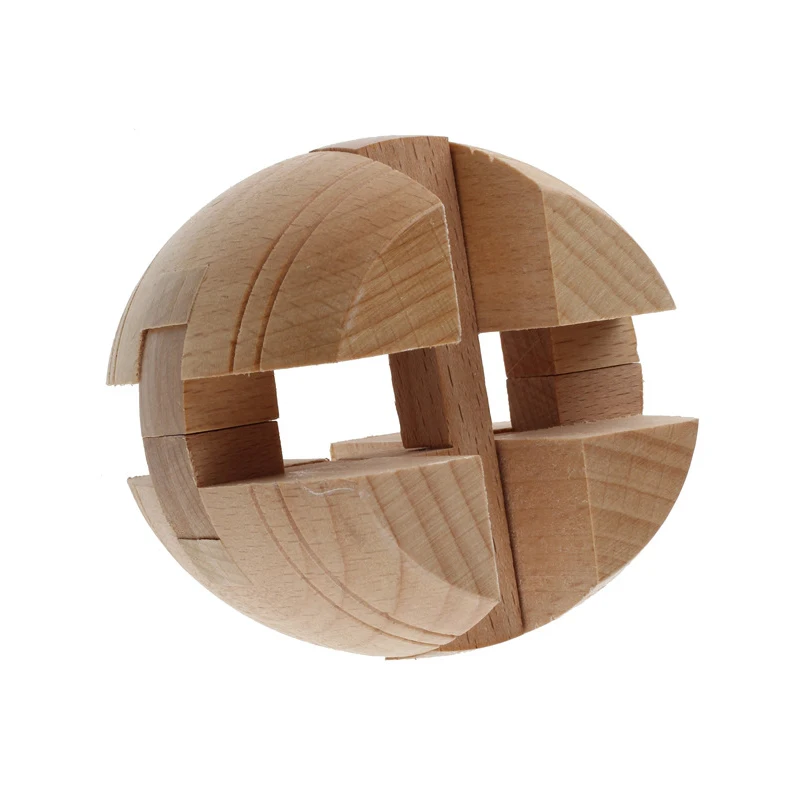 Barrel Wooden Puzzle Unlock Interlock Brain Teaser Toys For Kids And Adults Assembly & Disentanglement IQ Challenge Games