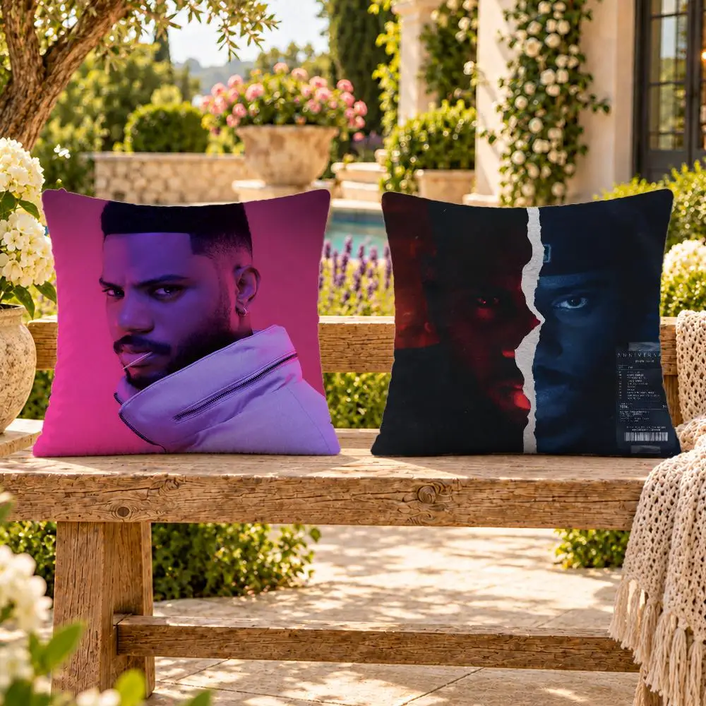 Singer Soul RnB Bryson Tiller Cushion Cover Soft Plush Throw Pillow Cover Washable Sofa Bed Patio Chair Home Decor