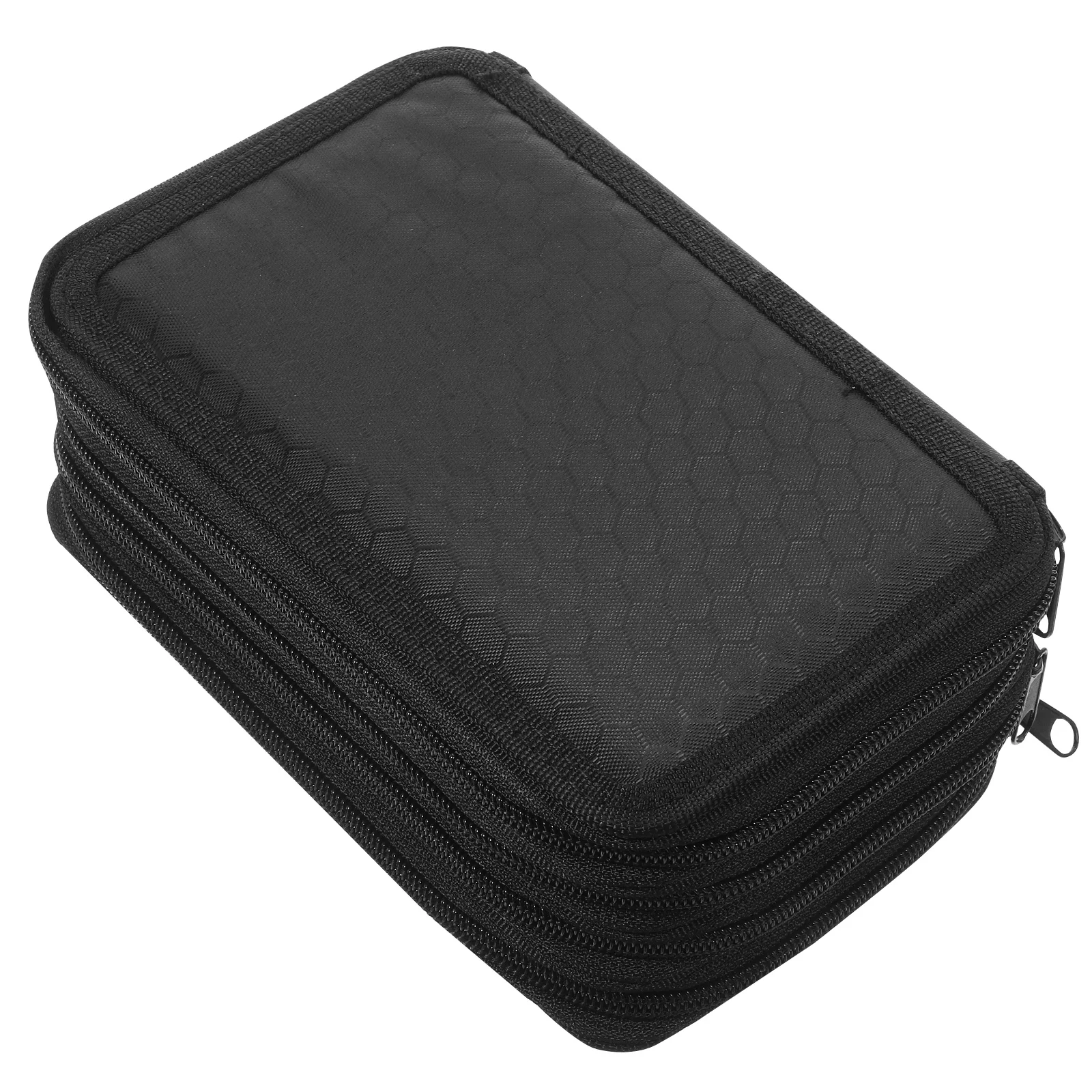 

Large Capacity Multi-Layers Pencil Case Oxford Cloth Zipper Bag Stationery Holder Durable Comfortable Hand Feel