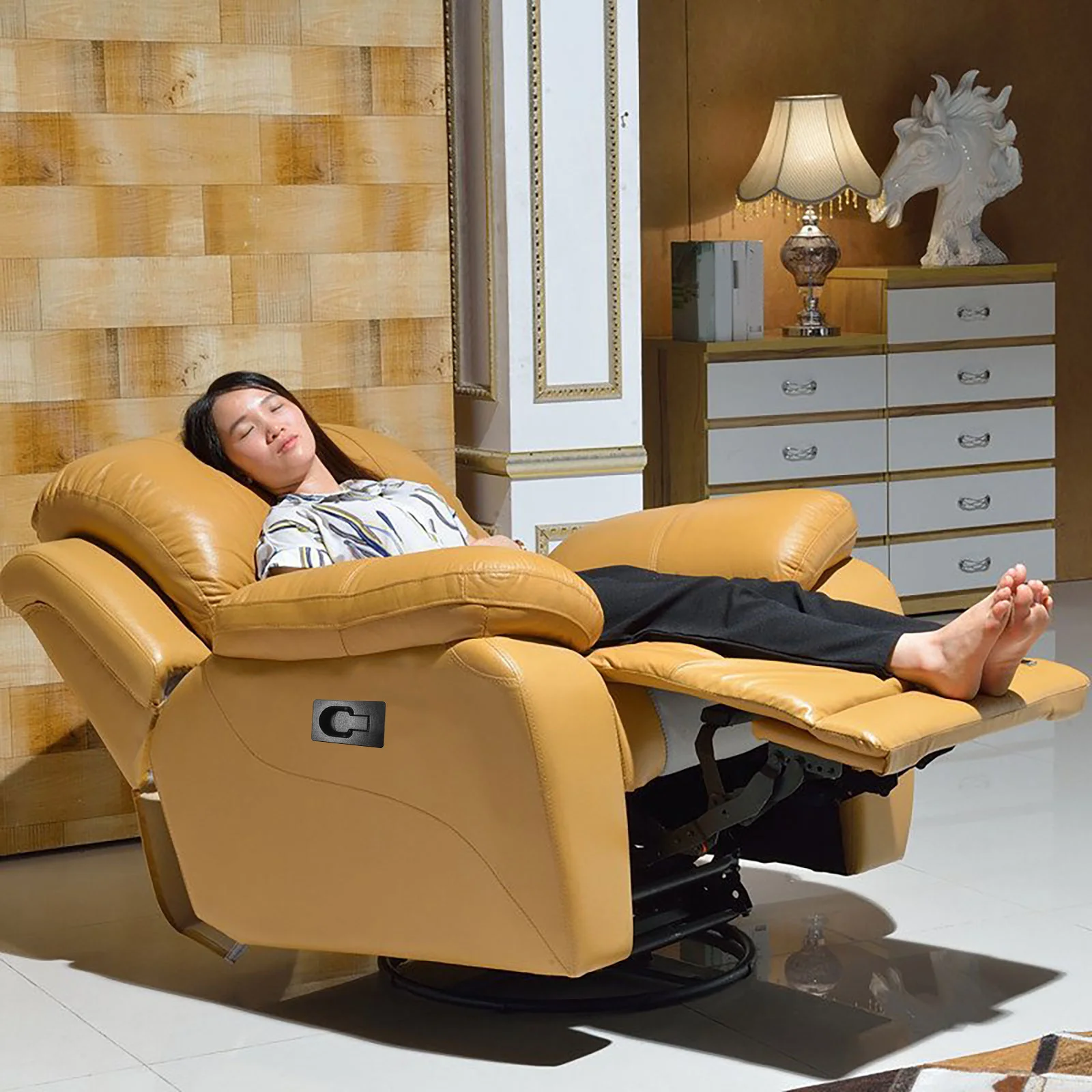 Recliner Release Lever Mechanism Buckle Arm Seat Sofa Handle for Furniture Armchair