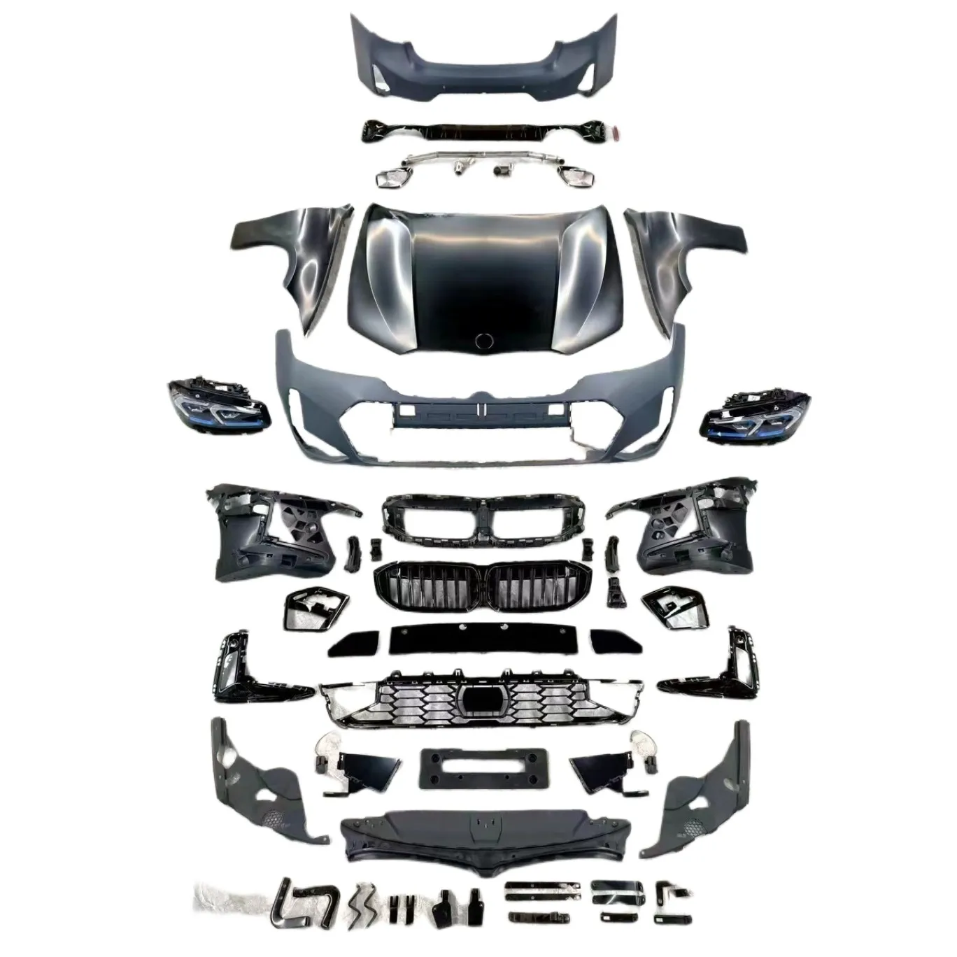 

XDS Accessories Flagship F30 Upgrade To G20 LCI MT Style Bodykit For 3 Series Front Rear Bumper Hood Fender Exhaust Tip Plas