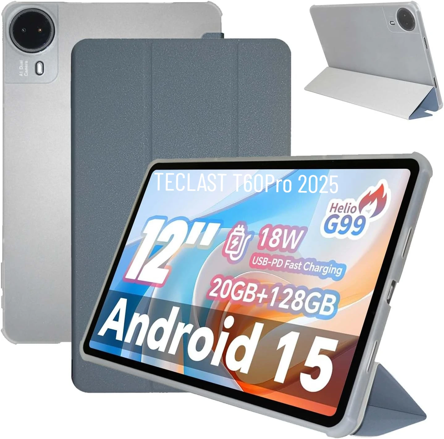 

Складной чехол-подставка из искусственной кожи для Teclast T60Pro 2025 года, ультратонкий легкий защитный чехол для Teclast T60 Pro