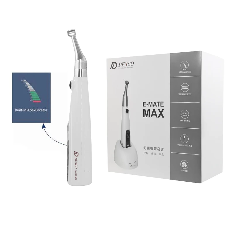

DENCO Dental Endo Motor with Apex Locator 16:1 Contra Angle Dental Equipment