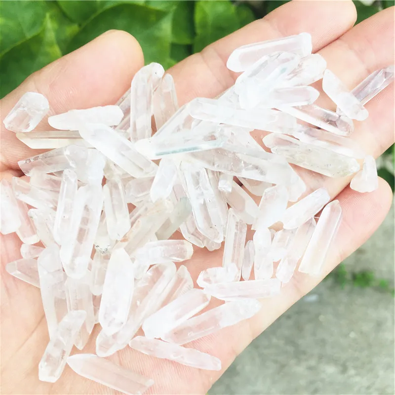 1000g New Clear Healing Crystal Stone Quartz Single Natural Clear Column Decoration Pointed Collectables DIY Craft Random S