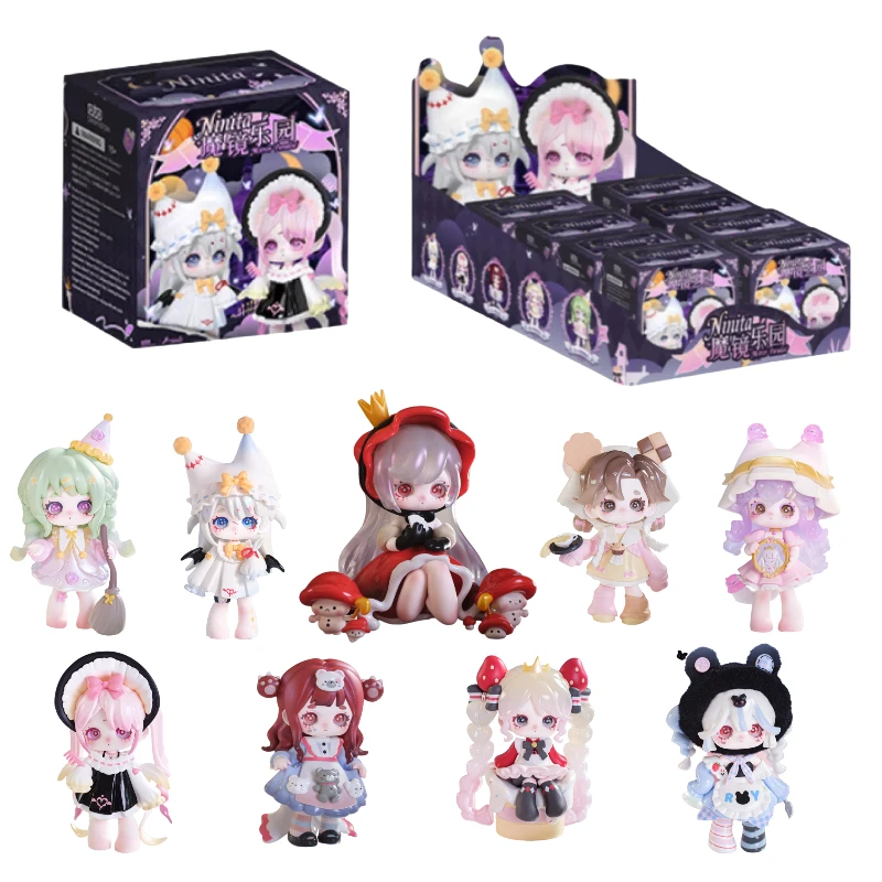 

New Genuine Ninita Magic Mirror Paradise Series Blind Box First Generation Room Desktop Ornament Toy Figurine Girl' Holiday Gift