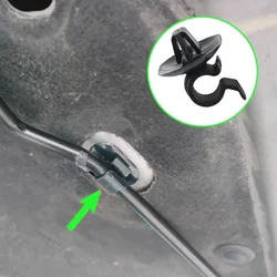 2PCS New Hood Bonnet Rod Support Prop ClipS Stay Clamp Holder 792834 For Citroen C4 2004 2005 2006 2007 - 2010 Fastener Retainer