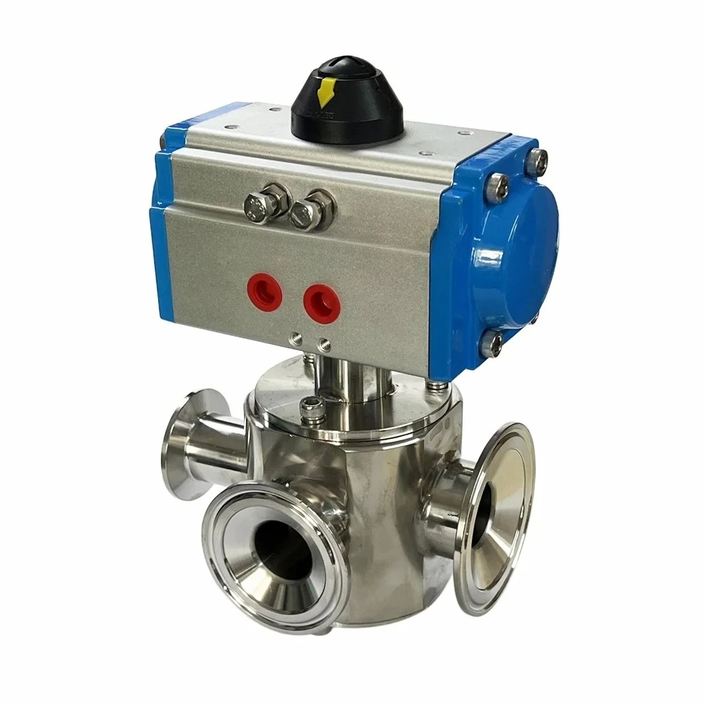 Paste Filling Head Spare part,1set price,BateRpak DN25 Stainless Steel Filling Machine Rotary valve Actuator