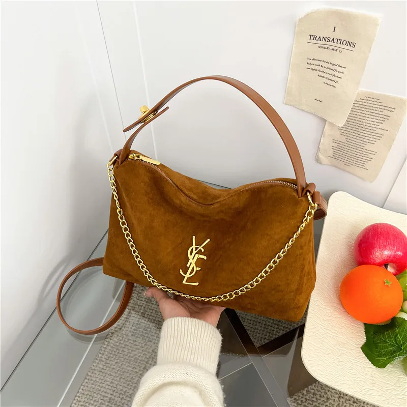 

2026 New Chain Shoulder Bag Pillow Hobo Crossbody Top Handle Purse Womens Luxury Textured Everyday Tote