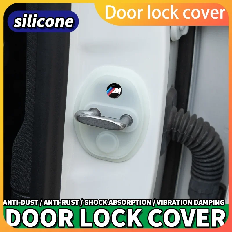 

4PCS Car Door Lock Cover Case Accessories For BMW M E34 E36 E60 E90 E46 E39 E70 F10 F20 F30 X5 X6 X1 M3 M5 M6 E71 F01 F02 F87