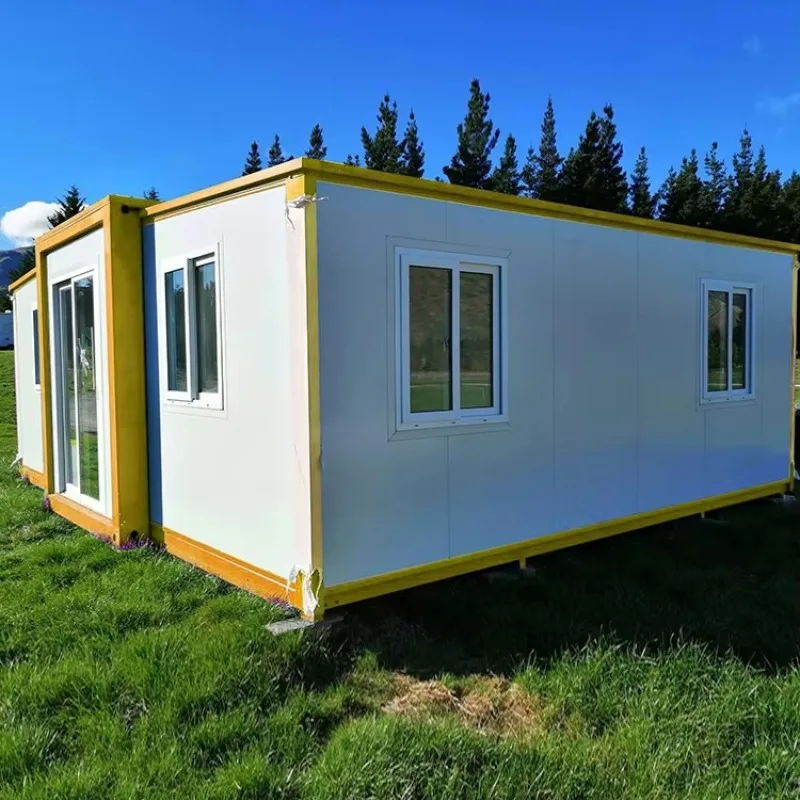 Yugong Foldable Expandable Container House Portable Prefab Security Guard Booth Ticket Shop Information Kiosk for Park Entrance