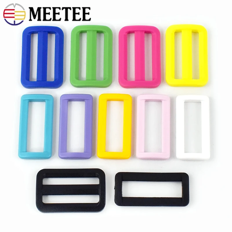 10/30Pcs Plastic Buckles for Backpack 25/32/38mm O D Ring Clasp Webbing Pet Strap Adjuster Hooks Connector DIY Bag Accessories