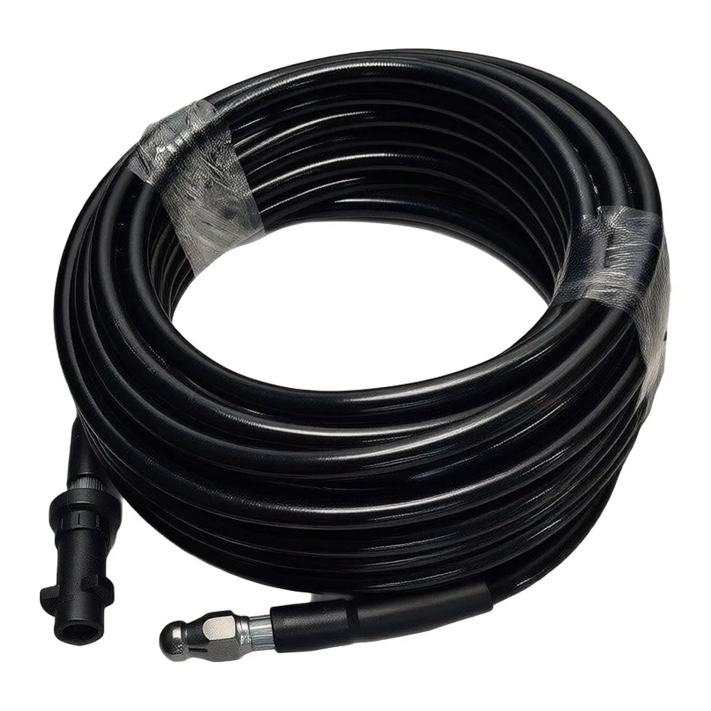 Drain Cleaning Hose for Karcher K2-For 5800 PSI Working Pressure Stainless Steel Nozzles Black PVC Hose 10M 15M 20M 25M 30M