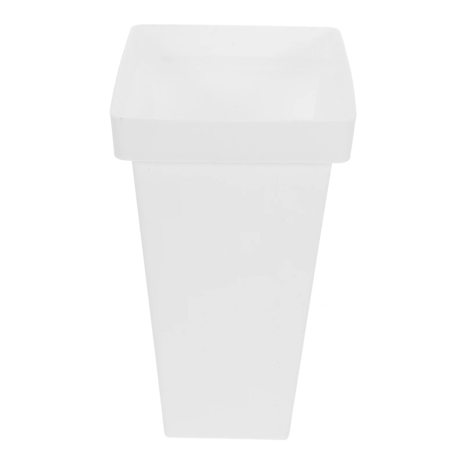 Secchio portaoggetti per pioggia per ombrelloni Secchio alto bianco decorativo per negozio di fiori Portaoggetti in plastica Contenitore per vaso da fattoria