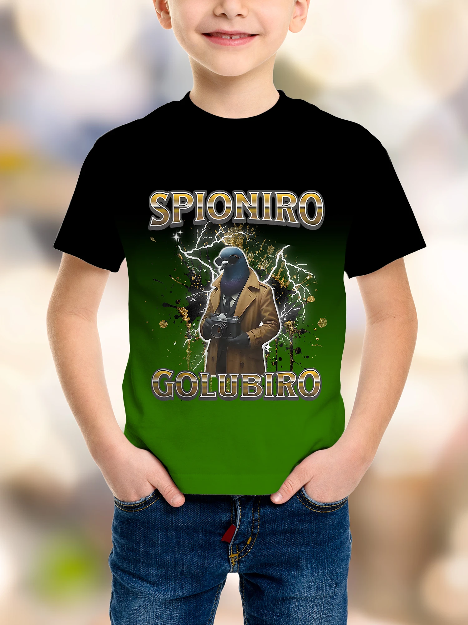 Fashion Man T Shirt Clothing TUNG TUNG SAHUR Italian Brainrot 3D Cartoon Printed T-shirt Children's Sports Breathable Clothing