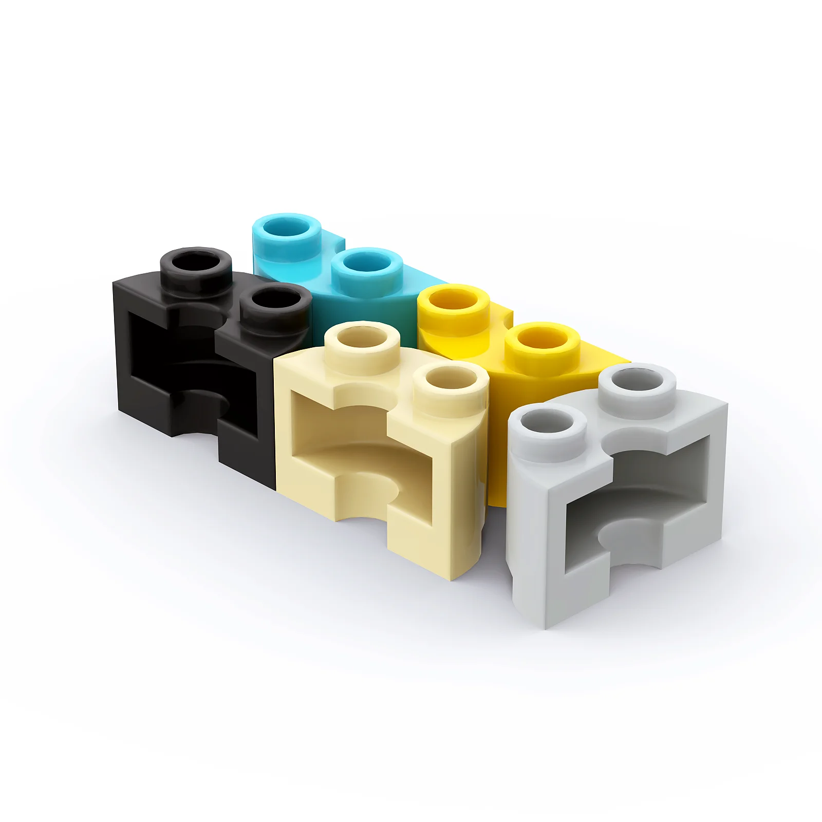 

Конструктор 1 шт., конструктор 68013, цилиндр из кирпича, половина 1x2x1, коллекция, модульная игрушка GBC для высокотехнологичного набора MOC