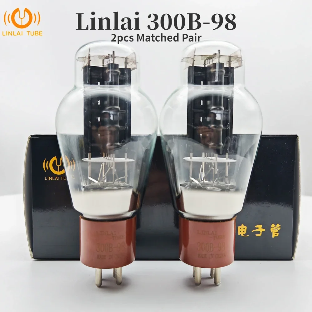 Linlai 300B-98 Vacuum Tube Replaces 300B 300BC 4300B 300B-T 300B-Z WE300B E300B Paired Amplifier HIFI Audio Vacuum Tube