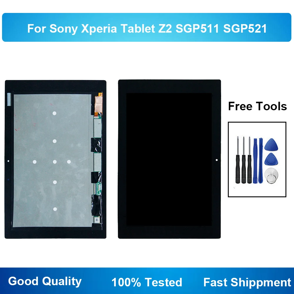 For Sony Xperia Tablet Z2 SGP511 SGP512 SGP521 SGP541 LCD Display Touch Screen Touch Screen Digitizer Replacement