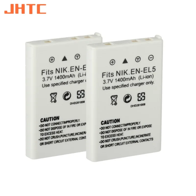 EN-EL5 EN EL5 Battery 1400mAh for Nikon Coolpix P4 P80 P90 P100 P500 P510 P520 P530 P5000 P5100 P5200 P7900 P3700 4200 Batteries