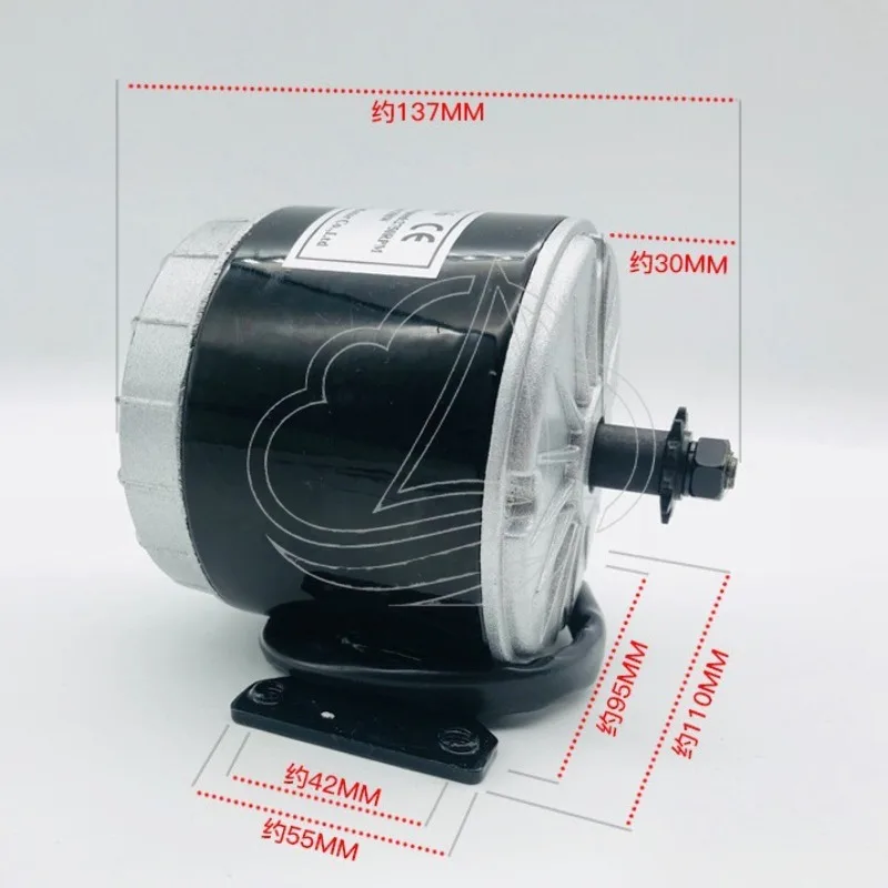 24V 350W Electric Scooter Motor MY1016 Mini Foldable E-Bike Replacement Drive Motor Accessory