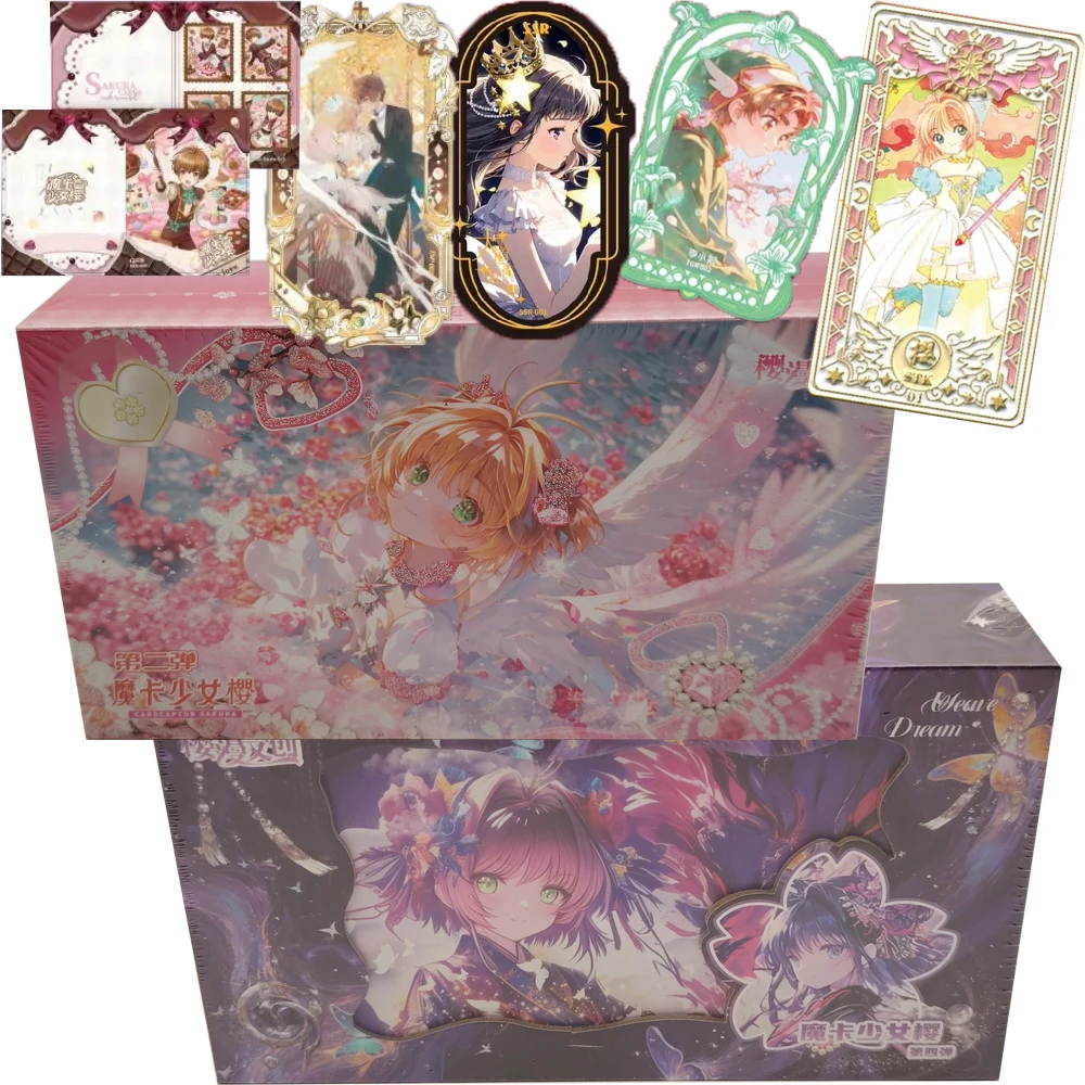 Card Captor Sakura Collection Cards Japanese Magical Woman Anime Beautiful Characters Fashion Trend Peripheral Card Adult‌ Gifts