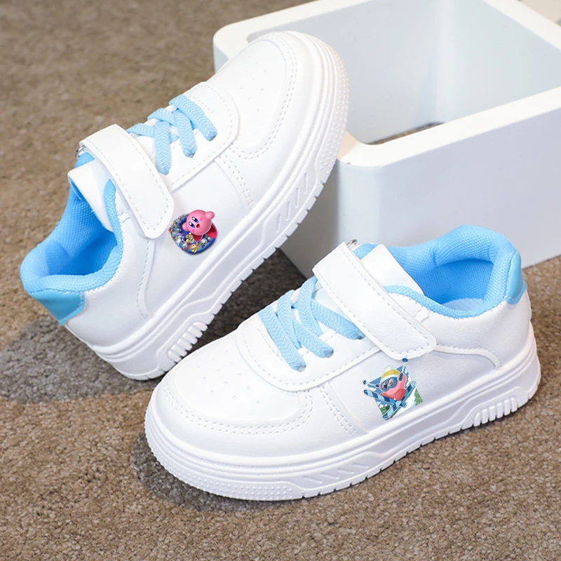 Gwiazdy Kirbys Trampki Chłopiec Dziewczyna Kreskówka Anime Wzór Sportowe Buty do Koszykówki Modne Codzienne Buty do Biegania Małe Białe Buty Nowe
