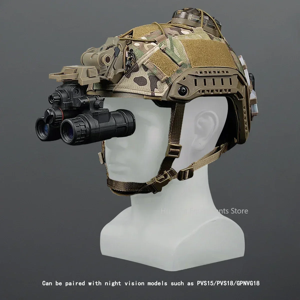 L4G24 Tactical Helmet NVG Bracket Mount Holder Foldable Night Vision Goggles Stent Nylon Mount for PVS15 PVS18 PGPNVG18