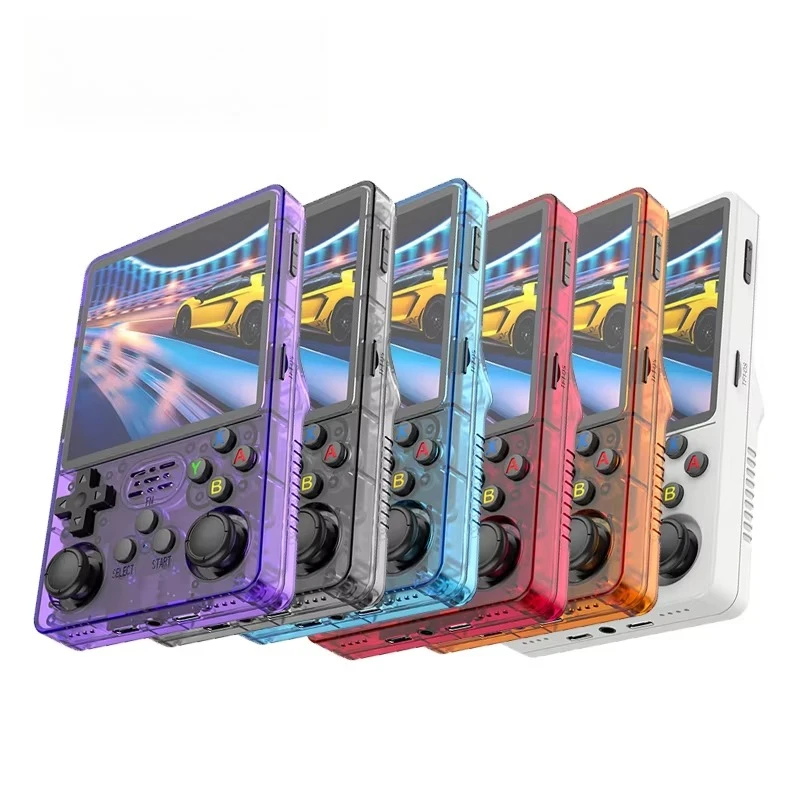 R36 Plus Handheld Game Console 4 Inch Screen 64GB Handheld Game Player  Retro Video Game Console