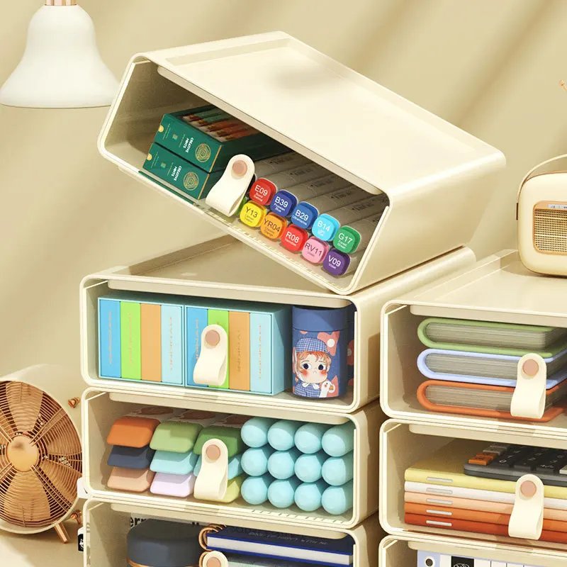 

Прозрачный настольный органайзер премиум-класса и стильный пластиковый многофункциональный ящик для хранения книг, косметики, макияжа и других ящиков для хранения