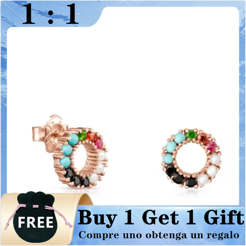 

2024 Spanish Bear The Latest Niche Design Fashion Trend Light Luxury Classic Style Lady Earring Romantic Couple Gif