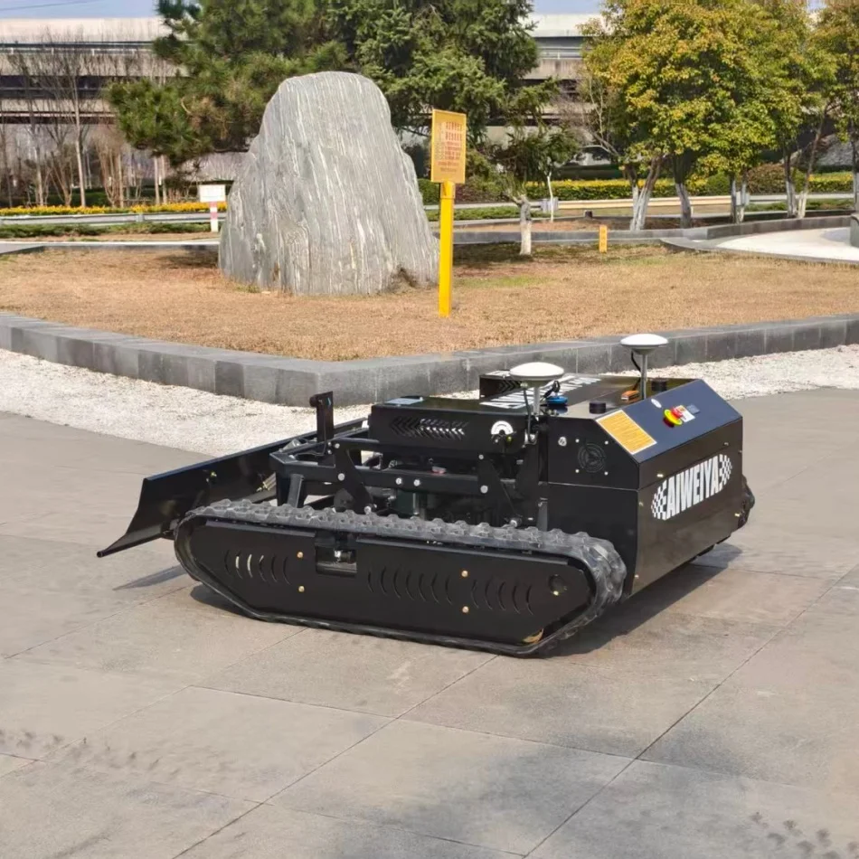 

Customized Zero-Turn Rotary Crawler robot lawn mower 550mm Wide, Industrial Grade, Remote Control for Mountain Slope lawn mower