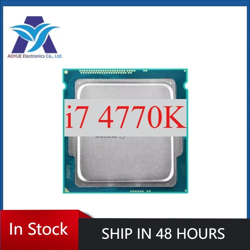 1pcs/lot Used Core i7 4770K i7-4770K SR147 3.5GHz Quad-Core Desktop LGA 1150 perfect test