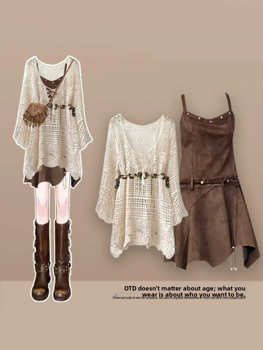 

N Sle Summer Dr Женская новая юбка для путешествий в пустыне Корейская версия Прямая трубка Длинная све V-Ne Цвет Dr