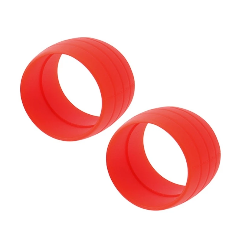 2Pcs Silicone Bicycles Handlebars Tape Plug Fixed Rings Nonslip Sleeve Enduring