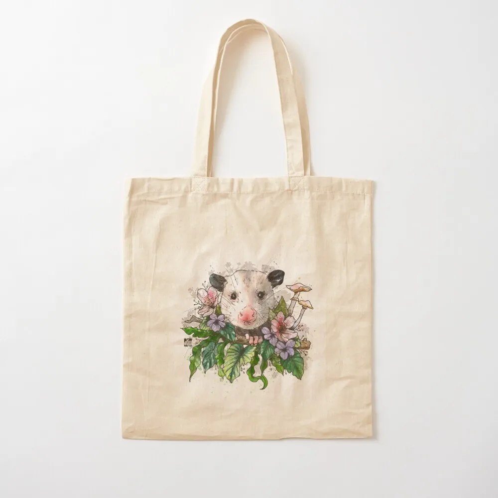 

Oppossum Tote Bag supermarket folding bag Women's beach bags Canvas Tote Bag