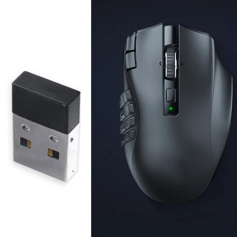 New USB Receiver Wireless Dongle Receiver USB Adapter for  Naga V2 HyperSpeed Wireless Gaming Mouse