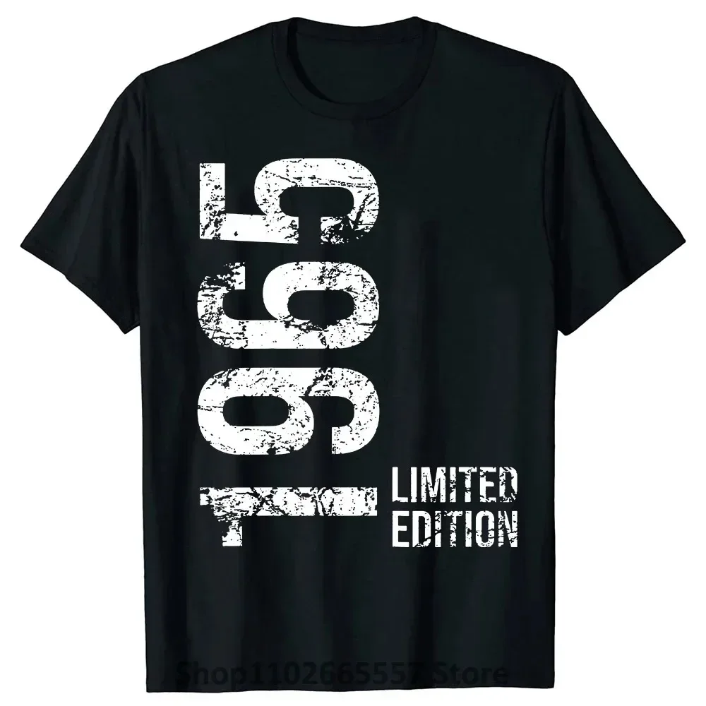 Awesome Vintage 1965 Cotton Men\'s T-shirt Graphic Streetwear Short Sleeve Birthday Gifts Summer Style LIMITED EDITION