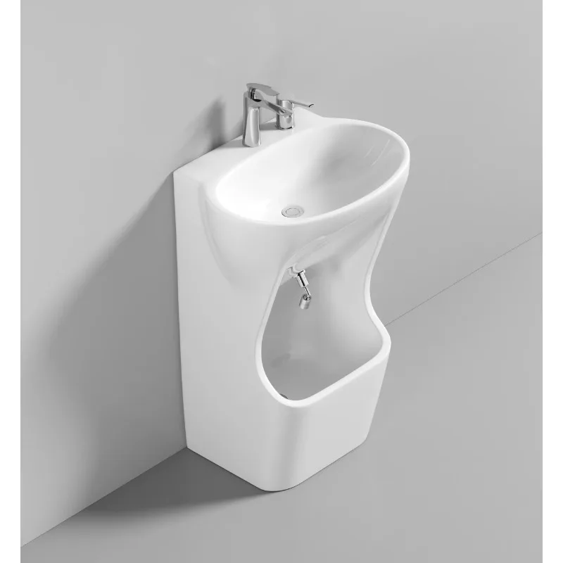 Modern High Gloss Finish Square oval Ceramic Foot Basin Easy Entry and Exit Slip-Resistant Wudu Basin Wide Mouth Muslim Sink