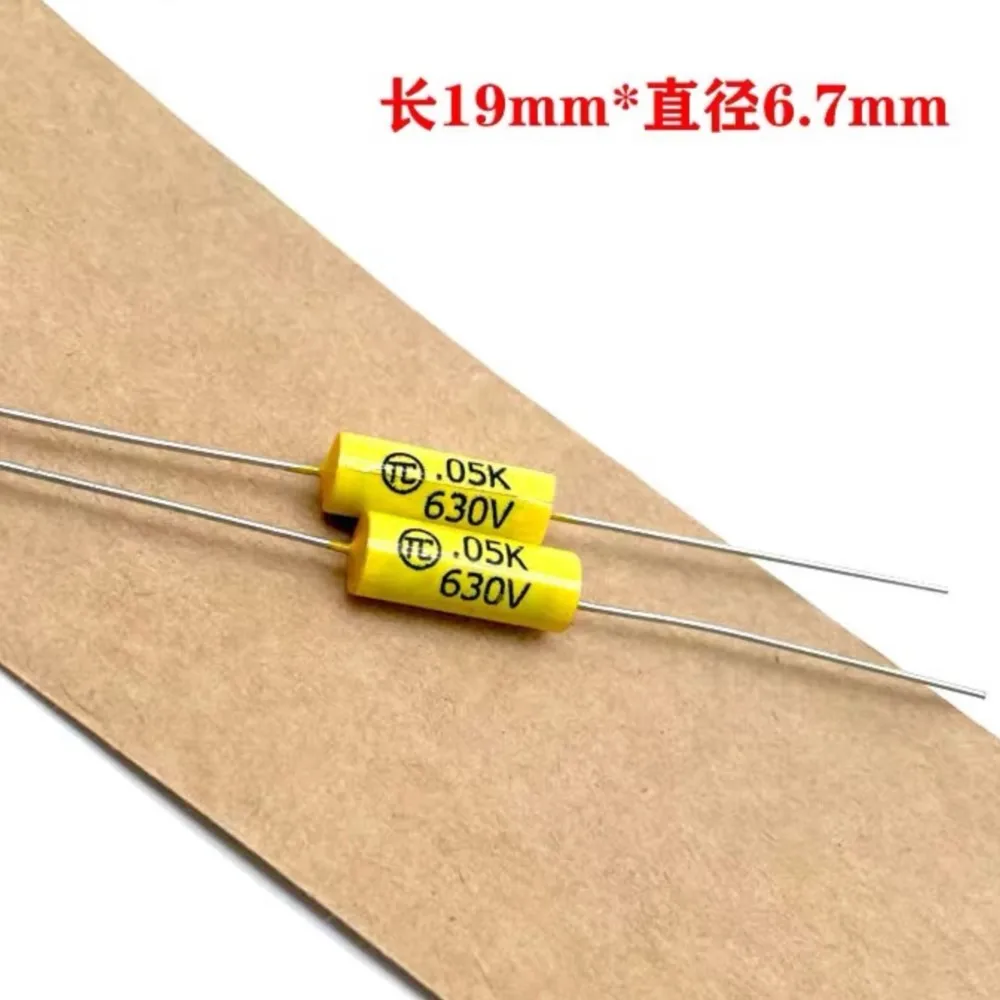 Cbb Mkp 0.05uf 503 5nf 630v 2j Axial Through Core Audio Coupled Poleless Film Capacitor