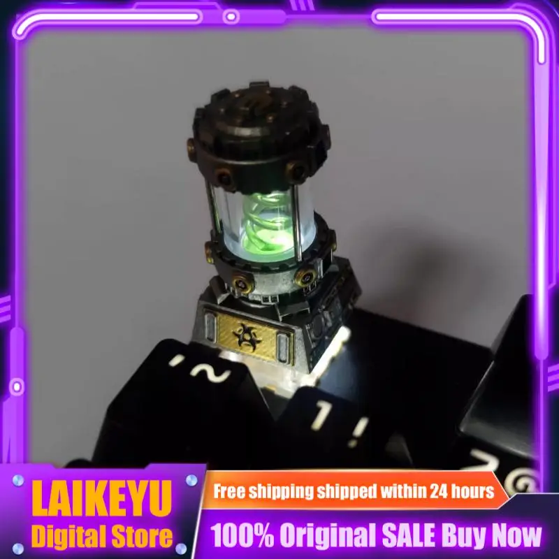 أزمة خزان البيوكيميائية الإبداعية الشرير شفافة أغطية المفاتيح لوحة المفاتيح الميكانيكية شخصية يدوية الصنع أغطية المفاتيح المخصصة هدية جمع