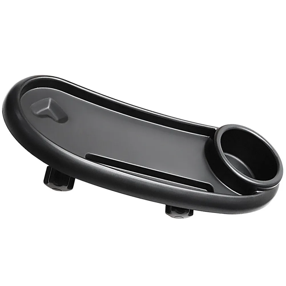 Universal Stroller Snack Tray Plastic Tray Removable with Cup Holder Easy Install Stable Secure for Baby Pram Pushchair