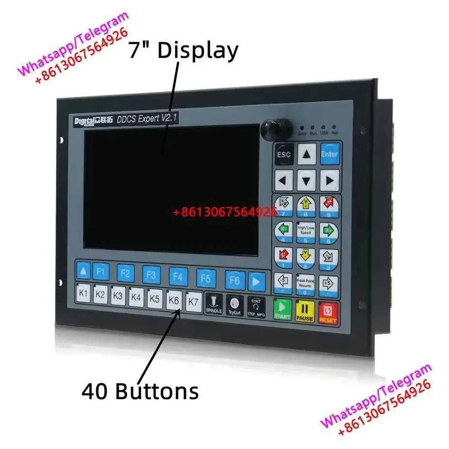 

DDCS V4.1 Controller upgrade version DDCS Expert/M350 engraving milling independent controller 7" LCD support ATC tool magazine