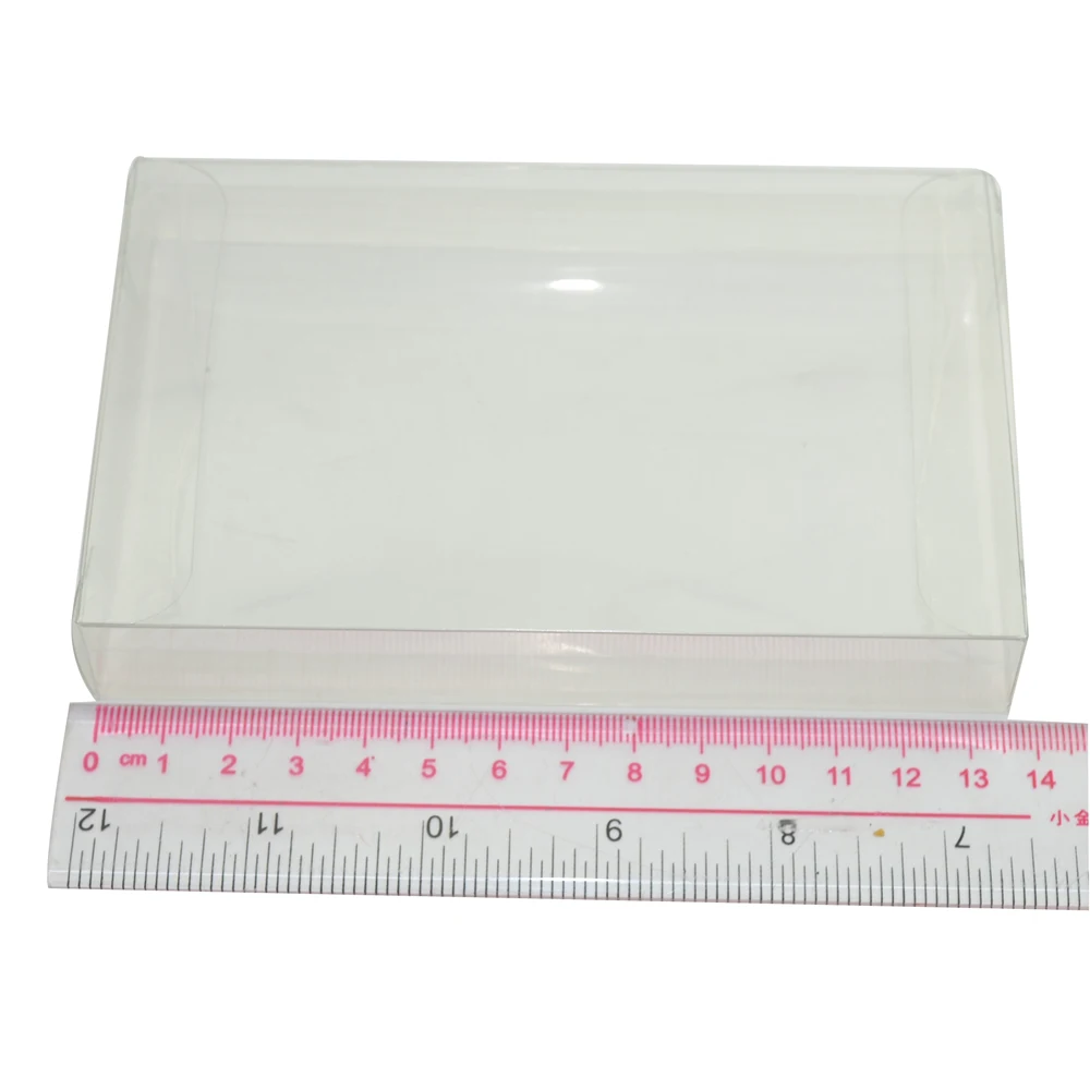 Clear Box For SNES Cartridge Case for  SNES Cart Protector  Card Sleeve storage display box