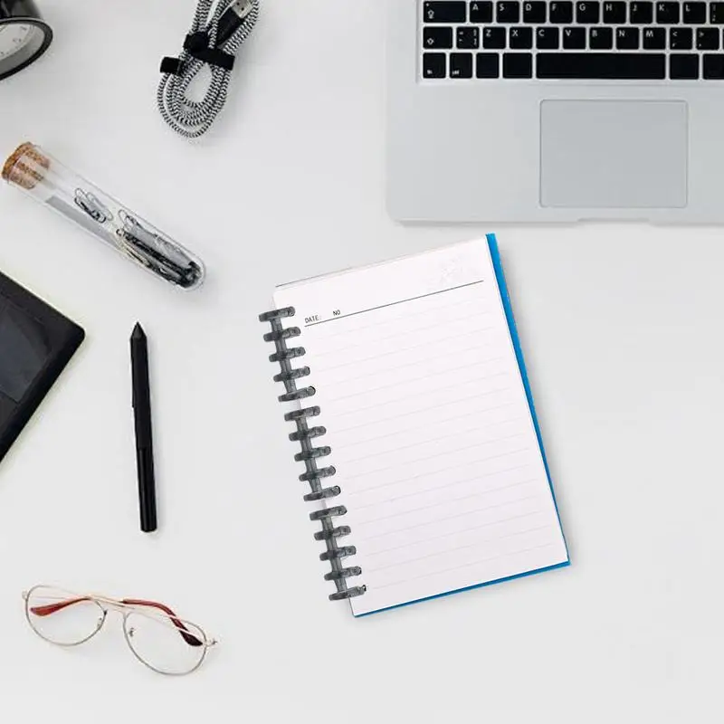 Binding Comb 5 Ring Multicolored Binder Rings Notebook Snap Split Binding Strips Binding Wire Binding Spines Combs For Scrapbook